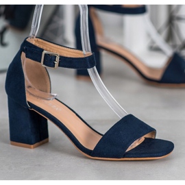 Classic VINCEZA sandals navy blue blue 1