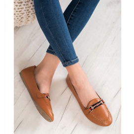 Clowse Fashionable Lords With Eco Leather brown 2 Clowse Fashionable Lords With Eco Leather brown 2