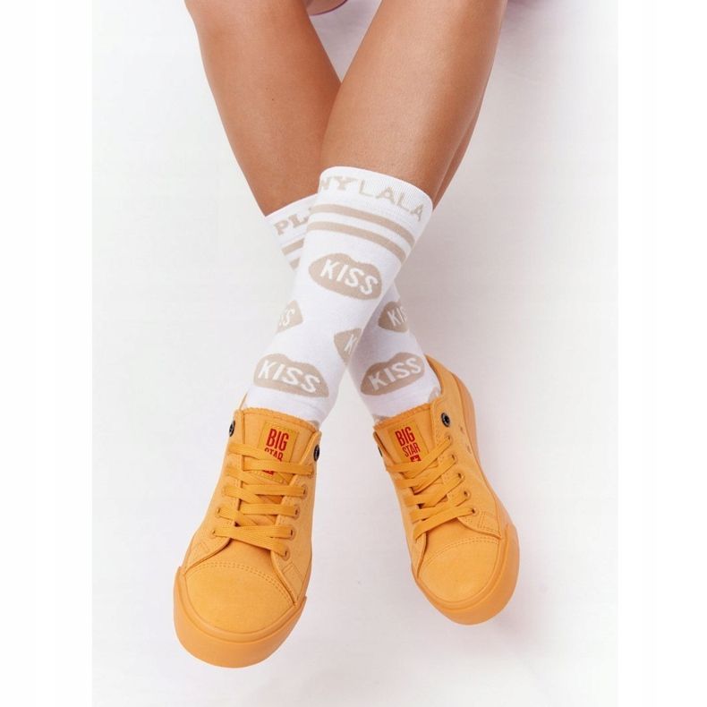 Women's Sneakers Big Star HH274134 Yellow 2 Women's Sneakers Big Star HH274134 Yellow 2