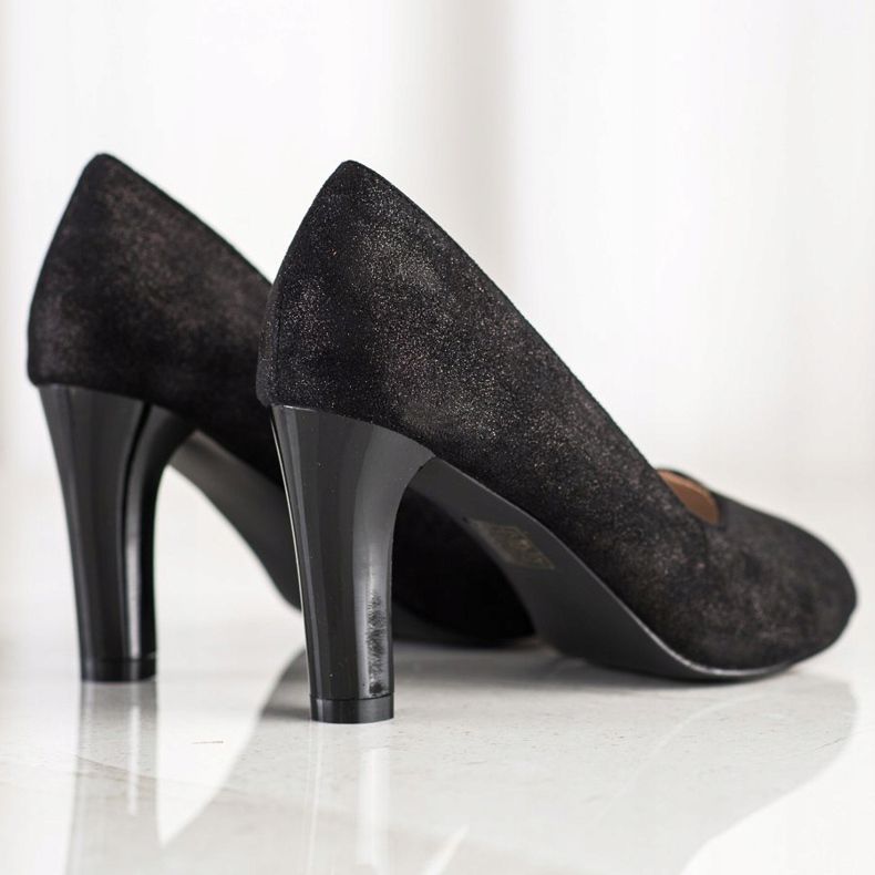 Open Toe VINCEZA pumps black 1
