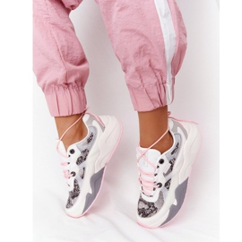 Women's Sport Shoes Memory Foam Big Star HH274326 White pink multicolored 1 Women's Sport Shoes Memory Foam Big Star HH274326 White pink multicolored 1