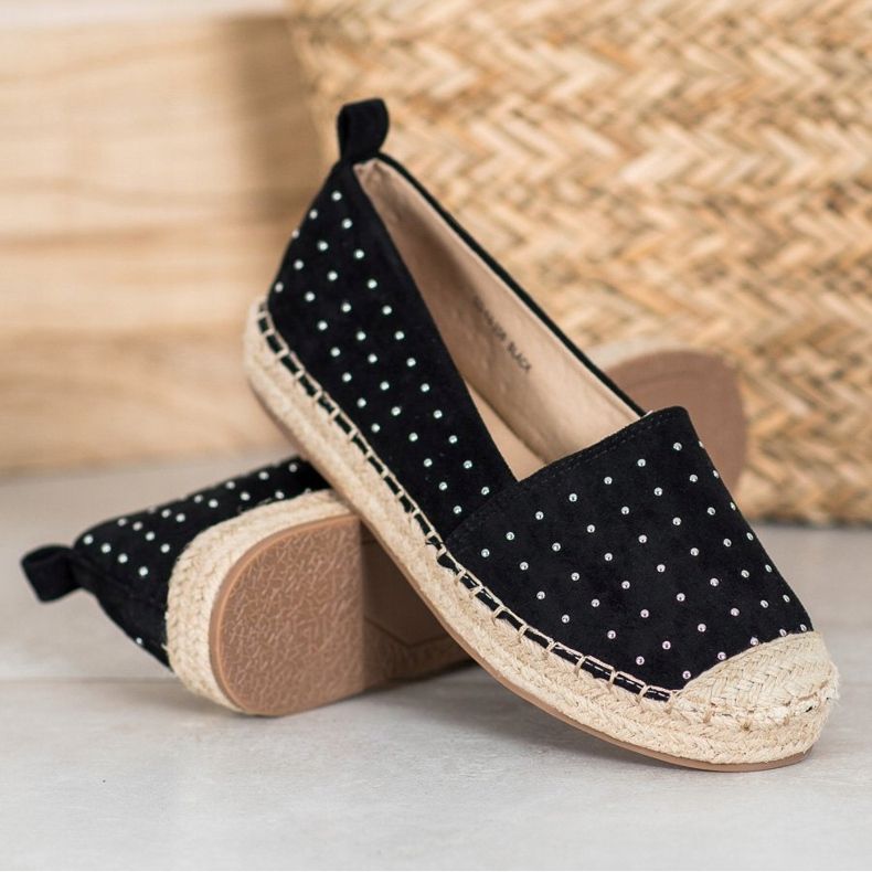 Goodin Black Suede Espadrilles 1