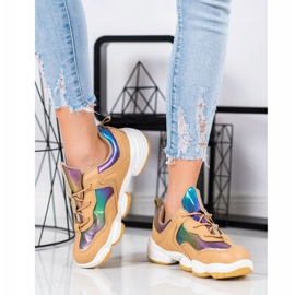 Kylie Stylish Sport Shoes beige multicolored 1