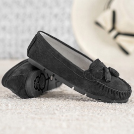 Comfortable VINCEZA leather loafers black 1 Comfortable VINCEZA leather loafers black 1