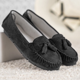 Comfortable VINCEZA leather loafers black 2 Comfortable VINCEZA leather loafers black 2