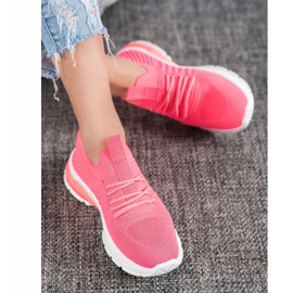 Bella Paris Openwork Sneakers pink 2