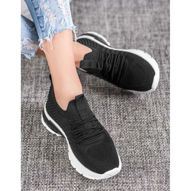 Bella Paris Openwork Sneakers black 1