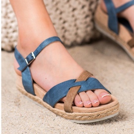 Kylie Espadrilles sandals blue 2