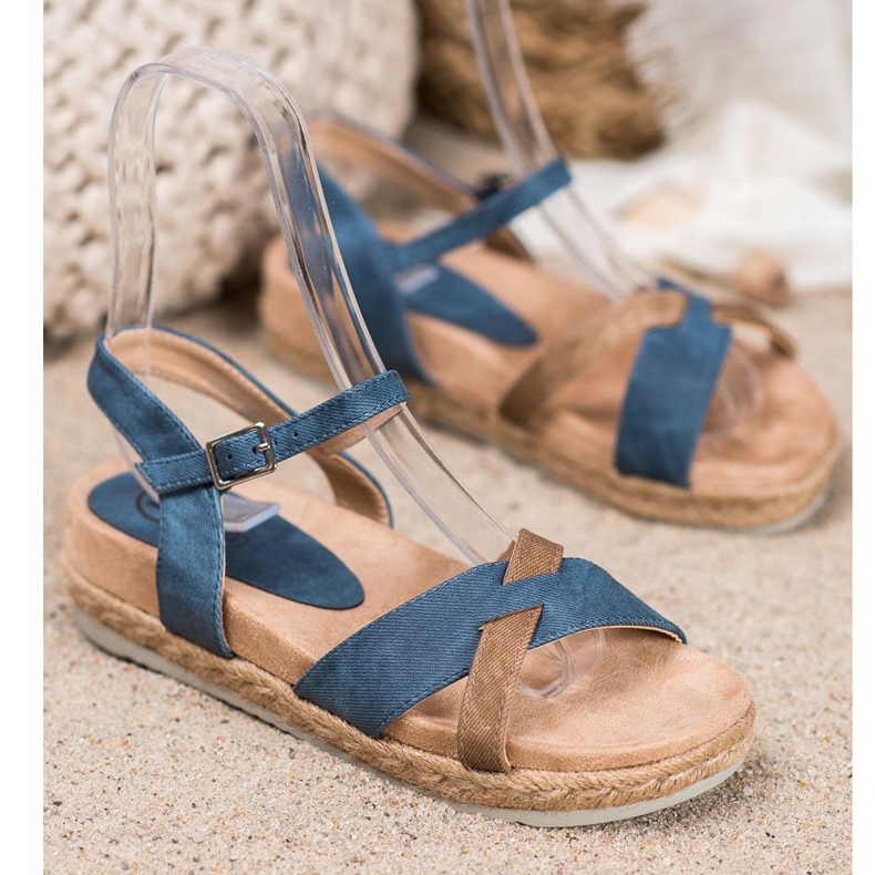 Kylie Espadrilles sandals blue 1