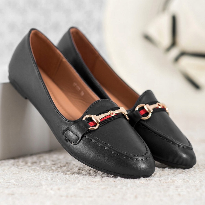 Clowse Fashionable Lords With Eco Leather black 1