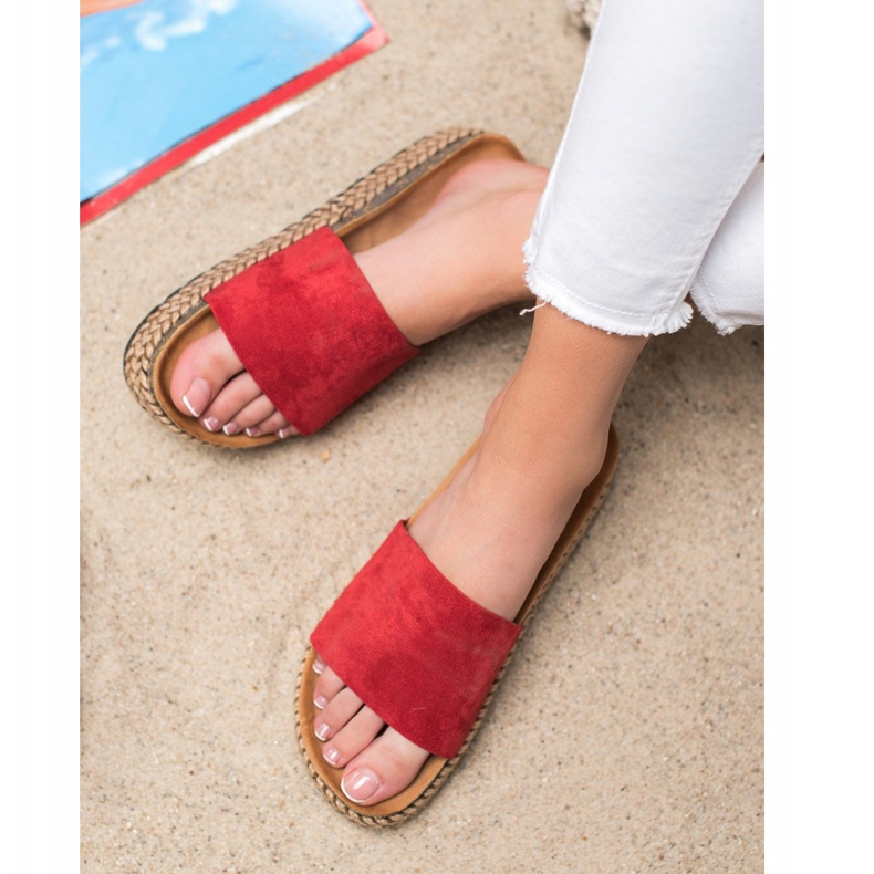 Comer Casual Slippers On The Platform red 1