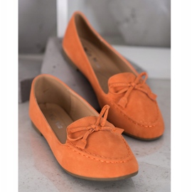 Nio Nio Comfortable Orange Moccasins 1