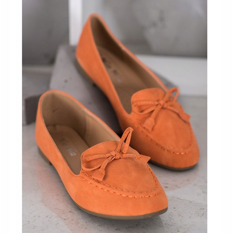 Nio Nio Comfortable Orange Moccasins 1
