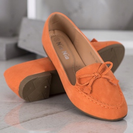 Nio Nio Comfortable Orange Moccasins 2