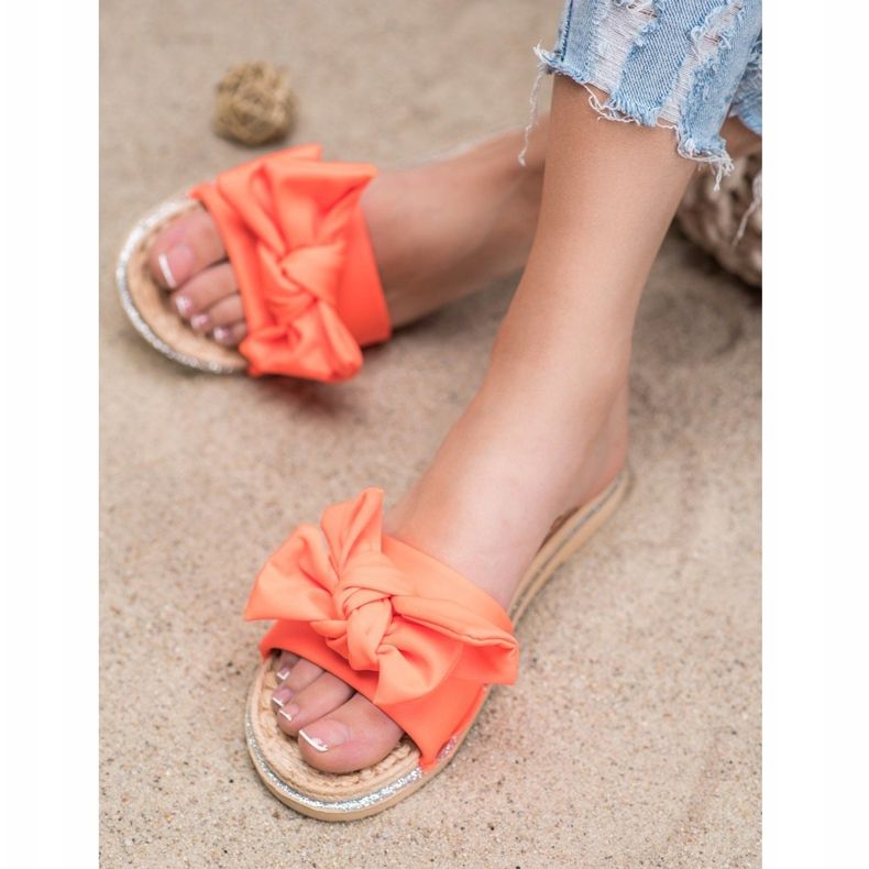 SHELOVET Stylish Orange Slippers 1 SHELOVET Stylish Orange Slippers 1