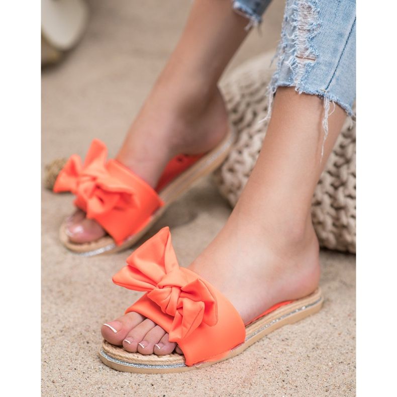 SHELOVET Stylish Orange Slippers 2 SHELOVET Stylish Orange Slippers 2