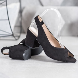 Filippo Casual high heeled sandals black 1