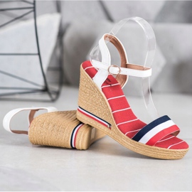 Yes Mile Sandals With Colorful Stripes multicolored 1