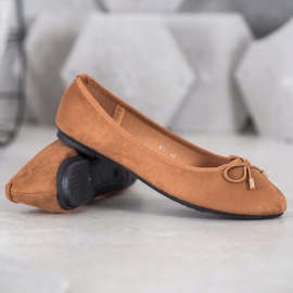 Clowse Suede ballerinas brown 1 Clowse Suede ballerinas brown 1