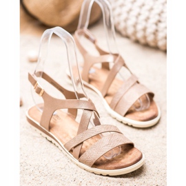 Evento Brown Sandals With Eco Leather 1
