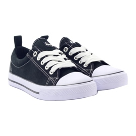 American Club Black American LH20 black sneakers white 7