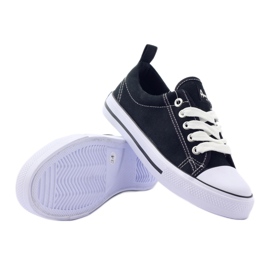 American Club Black American LH20 black sneakers white 6