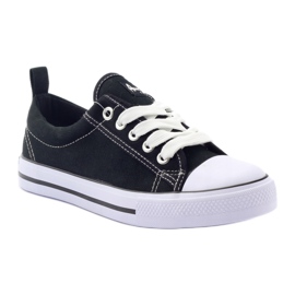 American Club Black American LH20 black sneakers white 4
