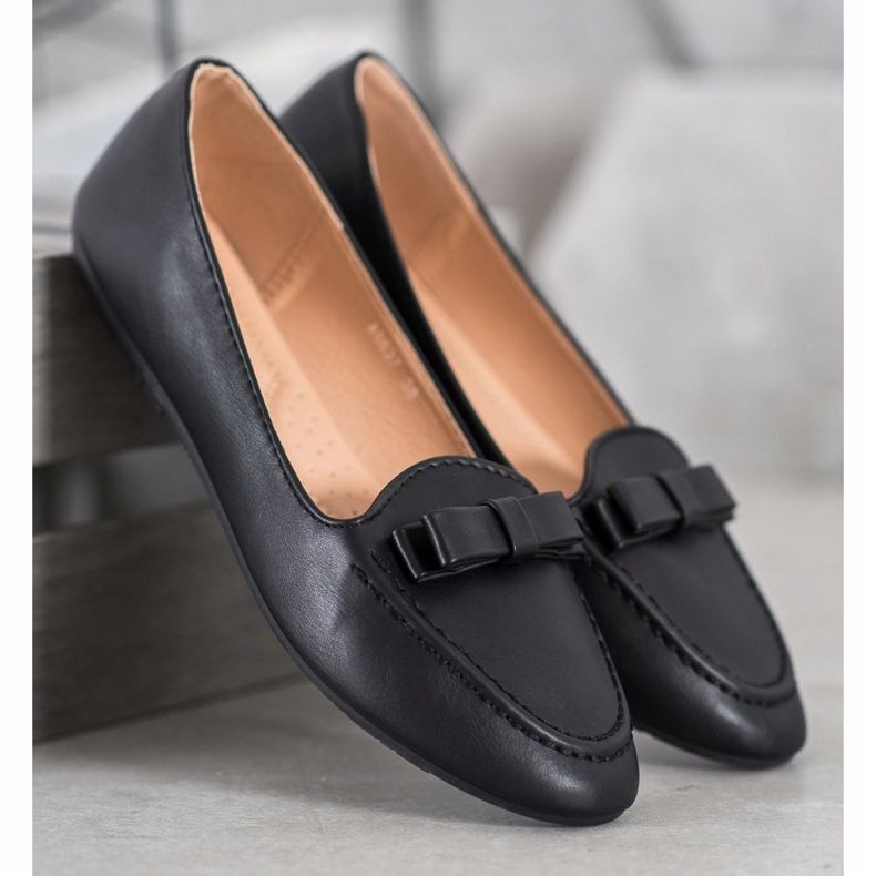 SHELOVET Black Lords With Eco Leather 1