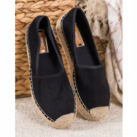 Seastar Black Suede Espadrilles 1