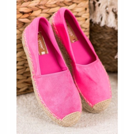 Seastar Pink Suede Espadrilles 1