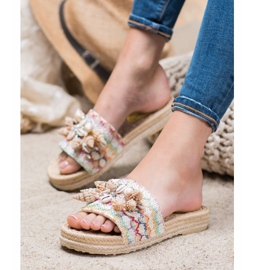 Seastar Slippers On The Platform With Shells multicolored 1