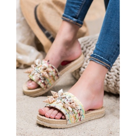 Seastar Slippers On The Platform With Shells multicolored 2