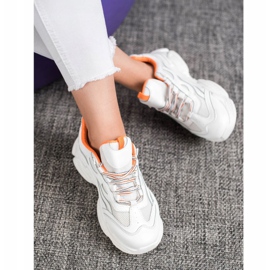 SHELOVET Lace-up Sneakers white 1 SHELOVET Lace-up Sneakers white 1