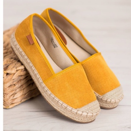 Goodin Openwork Espadrilles yellow 2