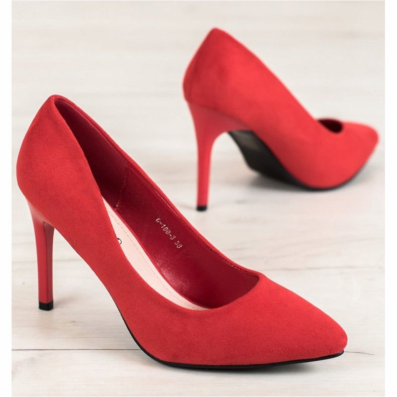 Gogo Stylish Red High Heels 1