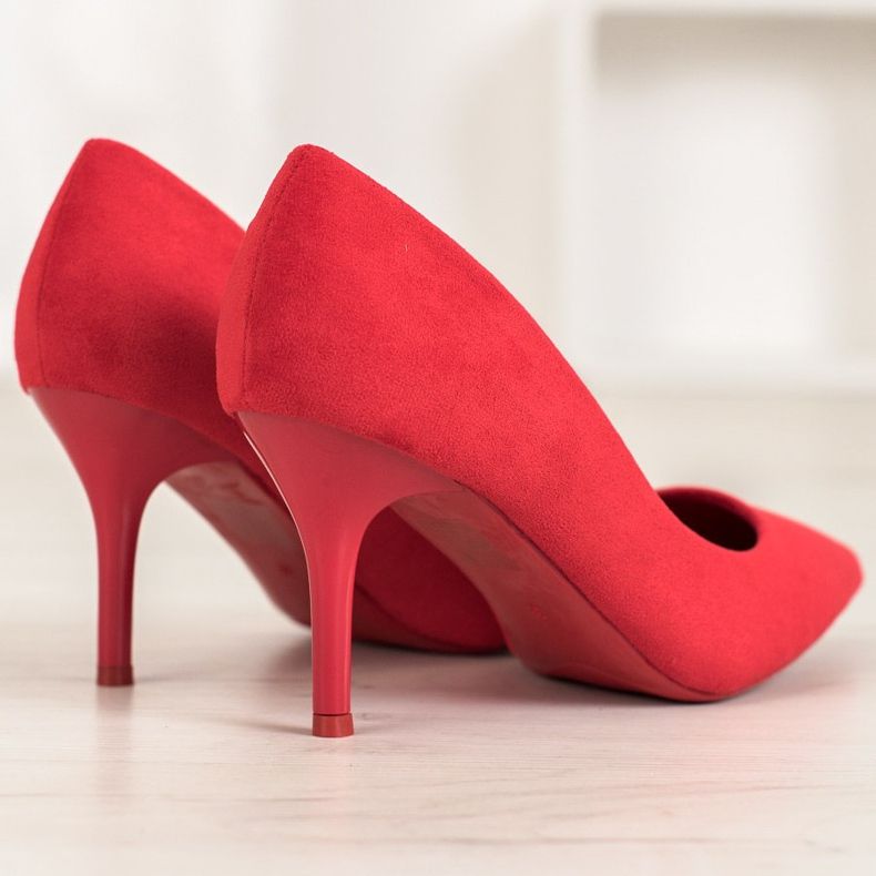 Small Swan Casual high heels red 1