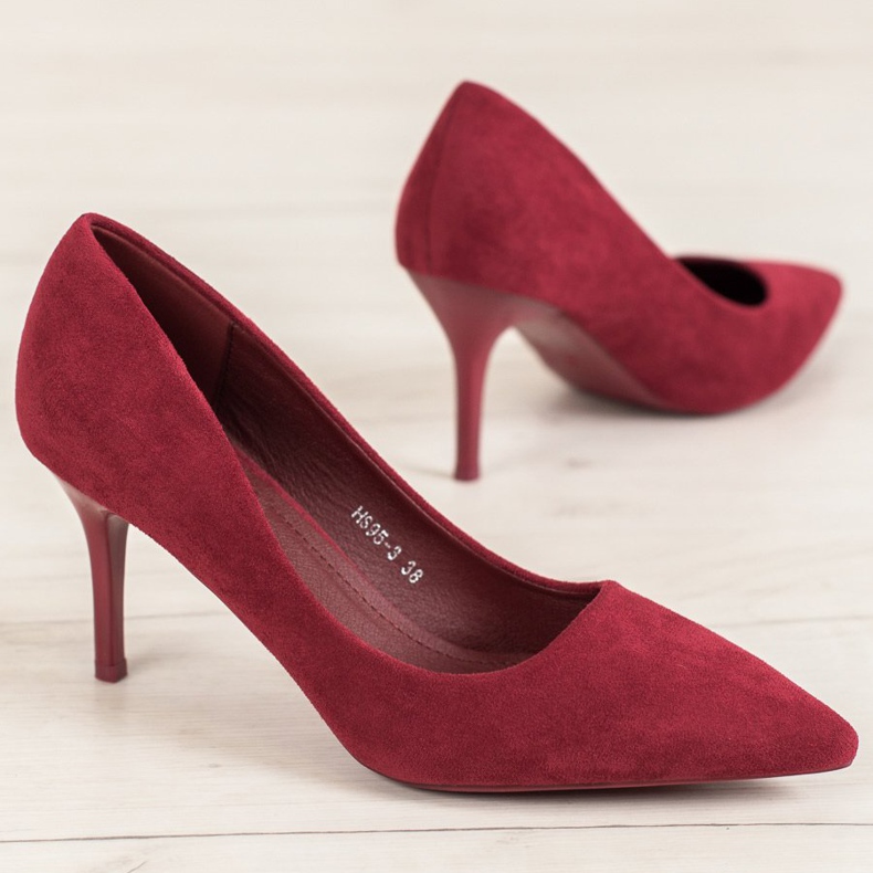 Small Swan Casual high heels red 2