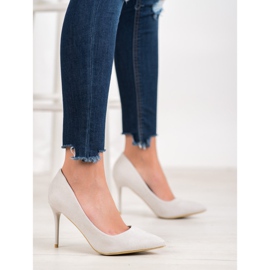 SHELOVET Sexy gray high heels grey 2