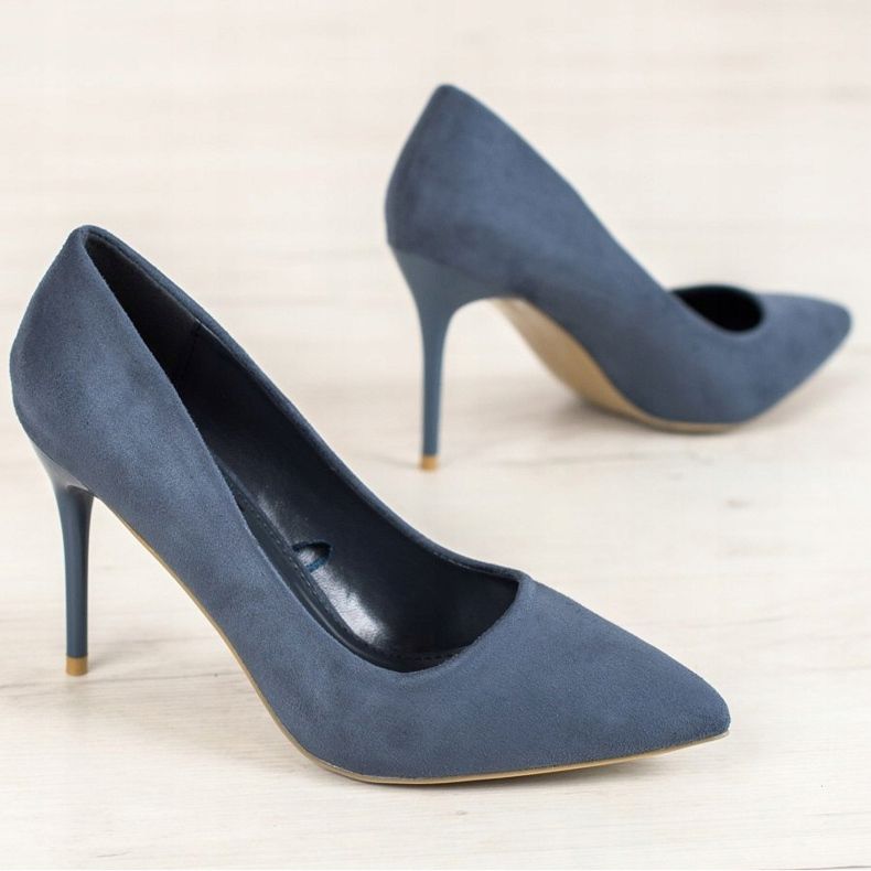 SHELOVET Sexy navy blue high heels 2 SHELOVET Sexy navy blue high heels 2