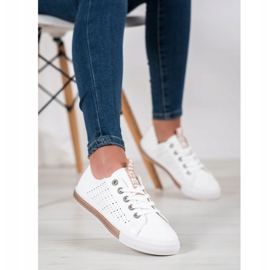 Bella Paris Sneakers With Eco Leather Nice white 1 Bella Paris Sneakers With Eco Leather Nice white 1