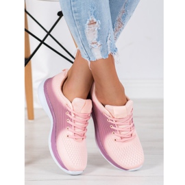 Bona Light Sports Sneakers purple orange 1