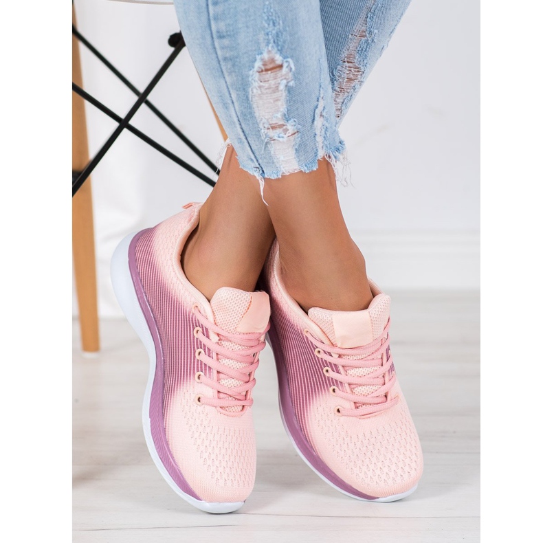 Bona Light Sports Sneakers violet orange 1