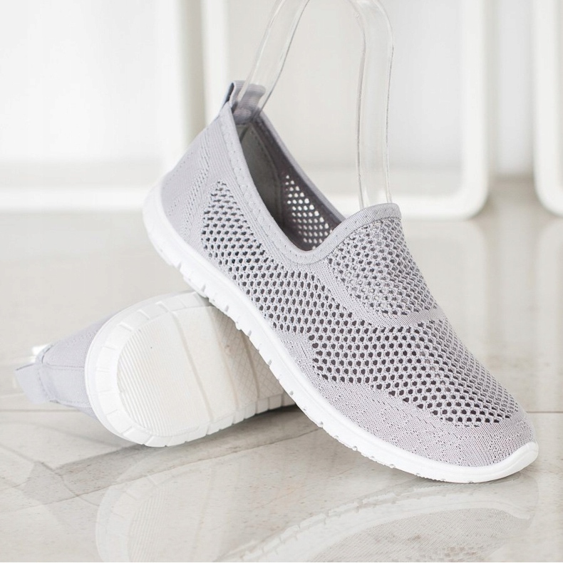 Bona Openwork Slipons grey 2