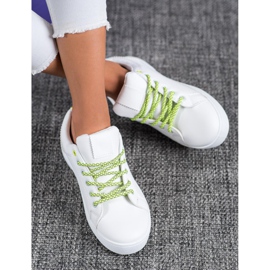SHELOVET Sneakers With Decorative Laces white 1