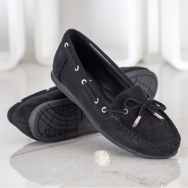 SHELOVET Casual Black Moccasins 1 SHELOVET Casual Black Moccasins 1