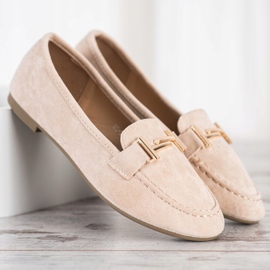 Anesia Paris Elegant loafers beige 1
