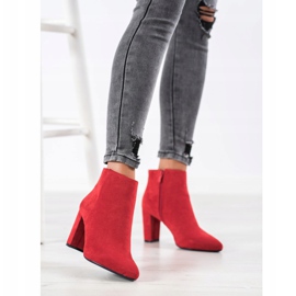 Sergio Leone Red Suede Booties 1