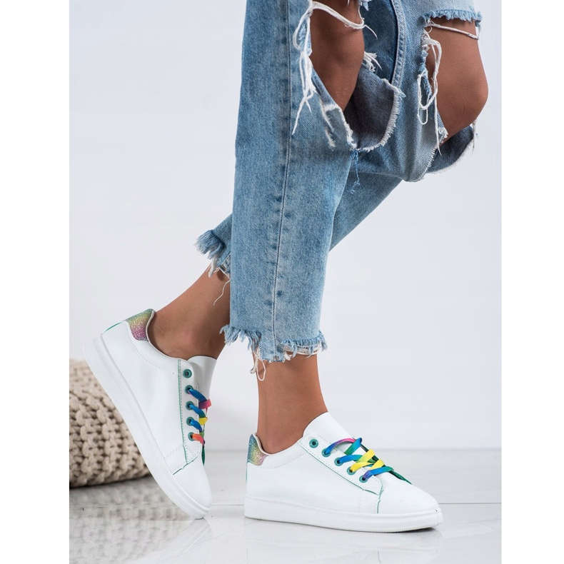 SHELOVET Fashionable Sports Shoes white multicolored 2