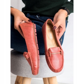 Clowse Comfortable loafers red 1