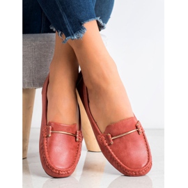 Clowse Comfortable loafers red 2